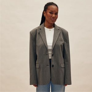 Djerf Avenue Forever Blazer Grey Size M